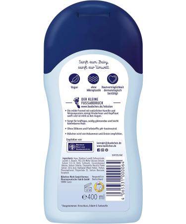 B bchen Kinder Shampoo 400ml | Mild Tear-Free Baby Shampoo for Easy Combing | Silicone-Free Hair Care - Buy Online on GoSupps.com