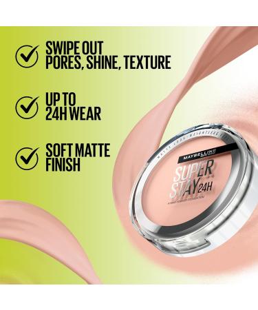 Maybelline SuperStay 24H Hybrid Powder Foundation 40 - Medium to Full Coverage, Long-lasting & Sweat Resistant - Buy Online on GoSupps.com