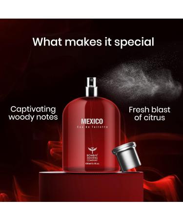 Bom.bay Sha.ving Com.pany Perfum For Unisex| Mex.ico Premium Fragrances For Men 100ml | long lasting perfume - Buy Online on GoSupps.com
