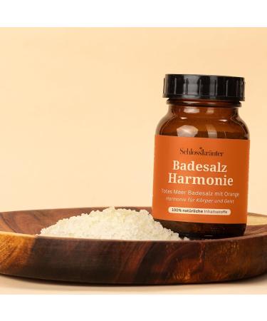 Schlosskr uter Harmonie 100% Natural Bath Salts with Orange 200g | Relaxing Bath with Essential Oils | Bath Additive to Relax Body and Mind - Buy Online on GoSupps.com