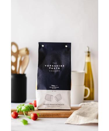 Yorkshire Pasta Co No 05 Mezze Maniche Rigate The Yorkshire Pasta Company Premium Quality Pasta 500 g - Buy Online on GoSupps.com