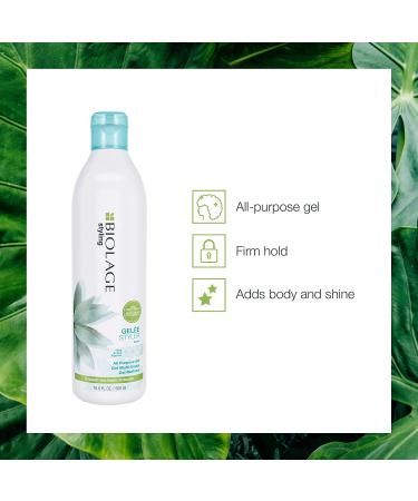 BIOLAGE Styling Gele | Firm Hold for Body, Shine & Control | All Hair Types | Paraben-Free, Vegan | 16.9 Fl Oz - Buy Online on GoSupps.com