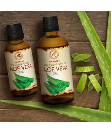 Aloe Vera Oil 1.7 Fl Oz - 100% Pure & Natural from Brasil for Skin, Body, Hair Growth - Face Moisturizer - Baby Oil - Massage & Bath - 1.69 Fl Oz (Pack of 1) - Buy Online on GoSupps.com