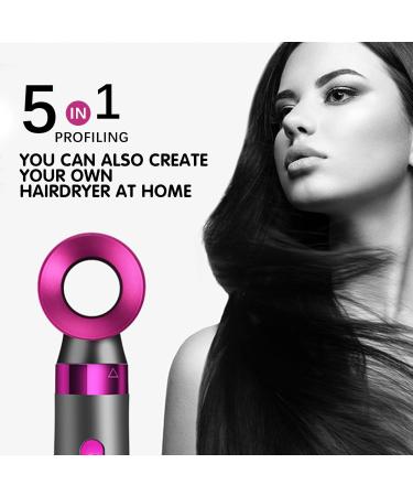 5 in 1 Hair Blower Brush - Detachable Hot Tools Hairdryer with Negative Ion Technology for Curling & Straightening - International Shipping Available - Buy Online on GoSupps.com