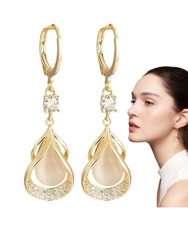 Generic magnetic earrings |Lymph flow drops earrings |Weight loss earrings strengthening body lymph flow slimming magnetic grenade earrings for women girls teenagers