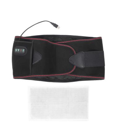 Electric heating belts 7 heating levels vibrating hot compress and waist protection.Regular massage and hot compress belt to relieve back and waist pain