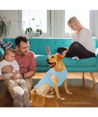 Buy X-Large Blue Dog Shirt - Breathable Summer Vest for Small Medium & Large Dogs - Buy Online on GoSupps.com