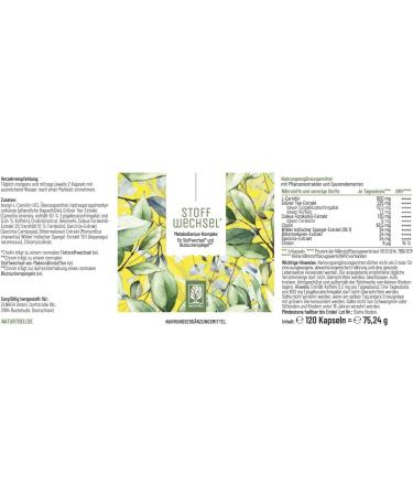 Metabolism Capsules Diet Support - High-Dose Vegan 120 Count with Green Tea Forskolin Choline & Garcinia Cambogia - Natural Loyal - Buy Online on GoSupps.com