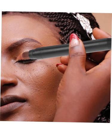 IWOWHERO Makeup Eyeshadow Eye Makeup Stick Eye Shadow Small Eyeshadow Make up Eyeshadow Eye Makeup Brush Double Head Lip Brush 1 count (Pack of 1) Silver - Buy Online on GoSupps.com