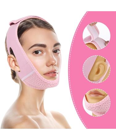 Thinp Double Chin Reducer Reusable V Line Lifting Mask Double Chin Reducer Chin Strap for Double Chin for Women Double Chin Remover Face Lifting Belt for Tightening Skin Preventing Sagging - Buy Online on GoSupps.com