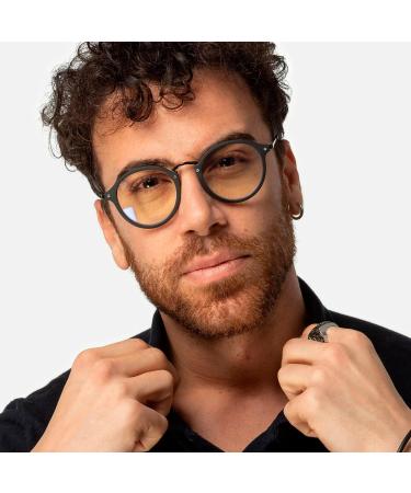 Buy TWIG Computer Glasses LEFT for Men & Women - Blue Block Screen Filter in Midnight Black | Protect Your Eyes Shop Now! - Buy Online on GoSupps.com