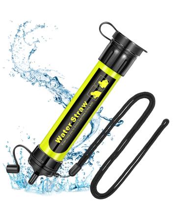 Water filter Outdoor Portable personal water -provider drinking water Straw water Filter Outdoor remove bacteria & pollutants for hiking emergency camping survival