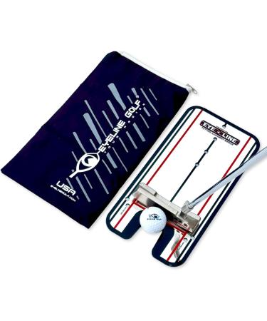 EyeLine Golf Putting Alignment Mirror, Portable Practice Putting Trainer, Mirror Size 12 x 6 Inches, As Seen on PGA Tour, Made in USA. Use outdoors or on indoor putting mat - Buy Online on GoSupps.com