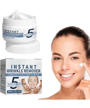 Rakiuty Instant Wrinkle Removal Cream with Retinol Lifting and Firming Cream Anti-Aging Moisturizing & Firming Reduces Wrinkles 30 ml