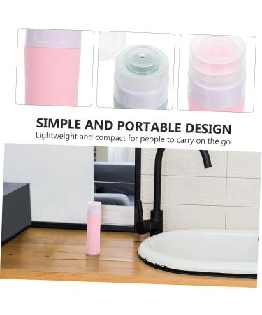 Beavorty 1 Set Bottled liquid sample jar shampoo refillable silicone tube makeup squeeze bottle creme makeup toiletry bottle travel Multifunction food grade silicone cleasing milk 14X3.5CM Assorted Color 2 - Buy Online on GoSupps.com