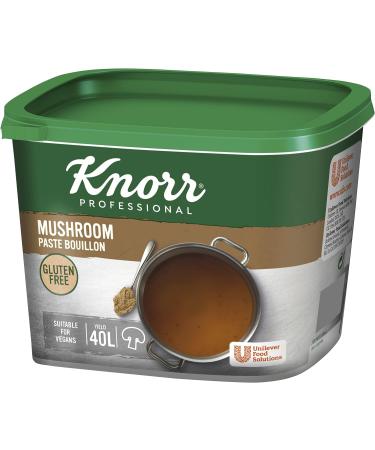 Knorr Gluten Free Vegetable Paste Bouillon 1kg & Gluten Free Mushroom Paste Bouillon 1kg - Buy Online on GoSupps.com