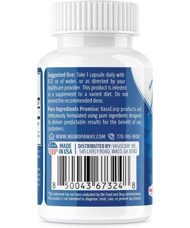 NeuropAWAY Elements Acetyl L-Carnitine 500mg 60ct Capsules (60 500mg Capsules Per Bottle) Veggie Caps Third Party Tested Made in USA - Buy Online on GoSupps.com