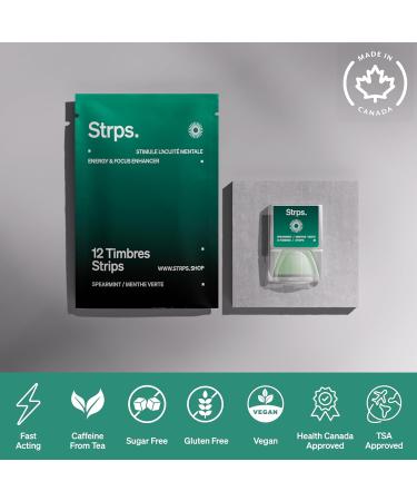 Energy | Natural Instant Energy Strips with 40mg Caffeine | 0 Sugar 0 Calories | 24 Energy Strips 12 Energy Drinks | 5X Faster Absorption | Quick Efficient Convenient | 2 Pack - Buy Online on GoSupps.com