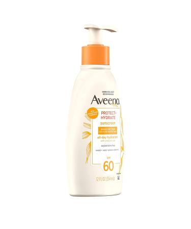 Buy Aveeno Protect + Hydrate Sunscreen SPF 60 - 12 fl oz (354 ml) | Ultimate Sun Protection - Buy Online on GoSupps.com