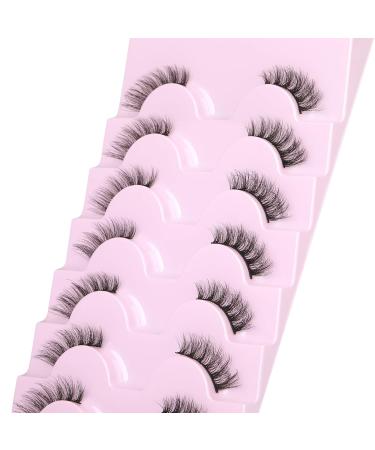 Natural Half Eyelashes | Lvmixwig Cat Eye Wispy Short False Lashes for a Flawless Look - Buy Online on GoSupps.com
