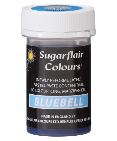Sugarflair Bluebell Pastel Food Colouring Paste Highly Concentrated for Use with Sugar Pastes Buttercream Royal Icing or Cake Mix Subtle Colour Dye - 25g