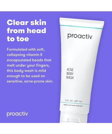 Proactiv Acne Body Wash - Exfoliating Cleanser with Salicylic Acid & Shea Butter - 9 oz - Buy Online on GoSupps.com