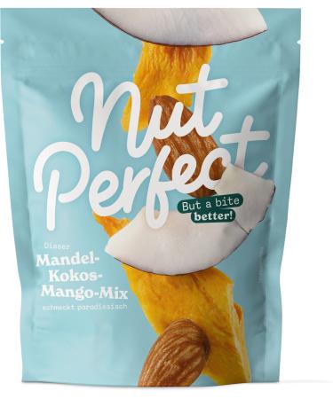 Nut Perfect |Almond-Kokos Mango-Mix |Natural |Tropical-fruity taste experience |Fruity-acidic snack |Bio-Mango |Bio-coconut |Almonds from Spain |100 g - Buy Online on GoSupps.com