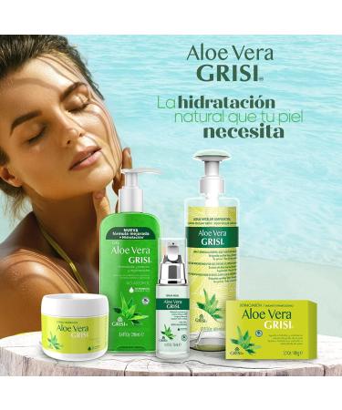Grisi Aloe Vera Moisturising Body Gel 250 ml + Mini Gel 100 ml - Buy Online on GoSupps.com