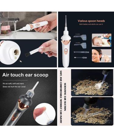Tweddy Smart Ear Wax Remover Clean Ears Ear Wax Remover USB Charging Ear Wax Remover acuum Suction LED Light Easy-to-Use Ear Cleaner for Kids & Adults (White(Internal camera)) - Buy Online on GoSupps.com