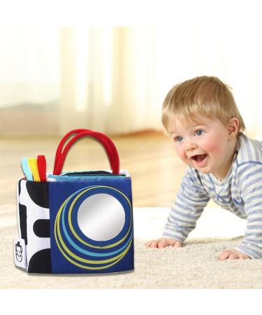 BAOK Baby Book | Soft Fabric Contrasting Sensory Toy for Early Learning | Washable & Foldable Activity Book for Infants - Buy Online on GoSupps.com
