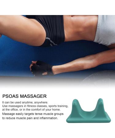 1/4 Psoas Muscle Massager | ABS Hand & Hipbag Extensor | Deep Tissue Relief | Multi-Functional Personal Body Massager in Black Green Blue Gray - Buy Online on GoSupps.com