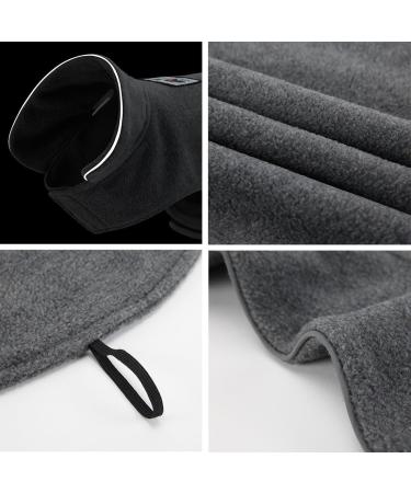 Ecent XL Grey Winter Dog Coat | Cotton Dog Sweater & Sweatshirt | Stylish & Warm Dog Clothes for Cold Weather - Buy Online on GoSupps.com