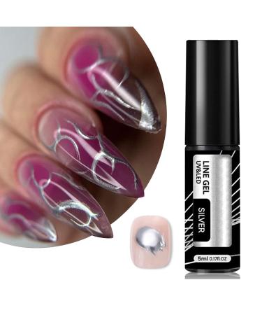 Silver Gel Nail Polish | Fast-Drying DIY Mirror Finish for Home & Travel | Itrimaka - Buy Online on GoSupps.com