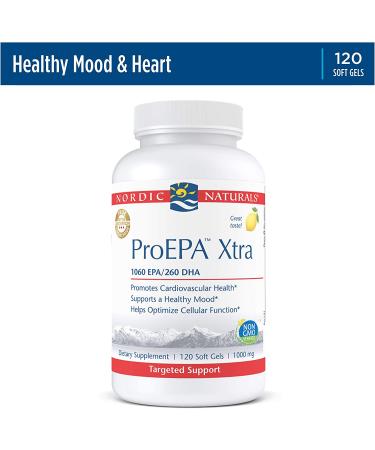 Nordic Naturals ProEPA Xtra 1000 mg Lemon - 120 Soft Gels | Omega-3 Supplement - Buy Online on GoSupps.com