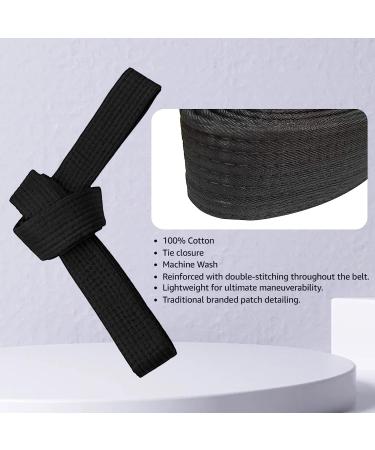 Hithop 8.6ft Soft Belt for Martial Arts - Black | Karate, Taekwondo, Judo - Buy Online on GoSupps.com
