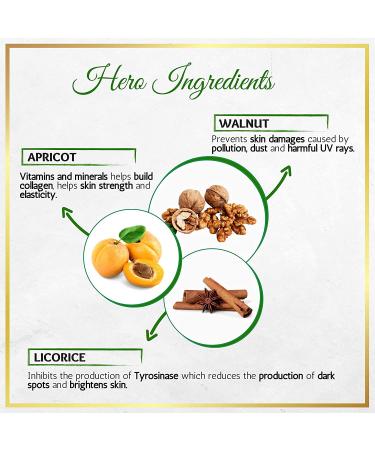 Gentle Exfoliating Walnut Scrub - Anti-Oxidant Enriched Phenols for All Skin Types - 3.53 oz - International Shipping Available - Buy Online on GoSupps.com