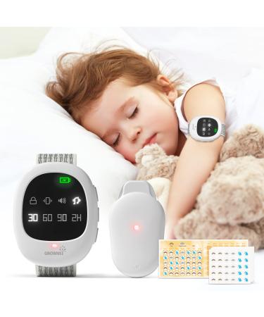 2-in-1 Upgraded Wireless Bedwetting Alarm & Potty Watch, GROWNSY Rechargeable Potty Training Watch with Music and Vibration,Timer Setting,Bed Wetting Alarm for Kid Elder,Useful Solution for Bedwetter