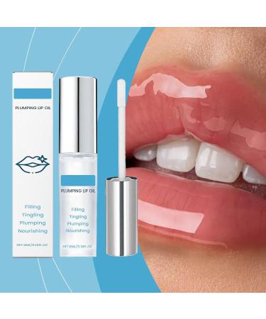 Plumping Lip Serum Deeply Moisturizing & Repair for Dry Cracked Lips Long lasting hydration all day protection portable lightweight formula 4ml - Buy Online on GoSupps.com