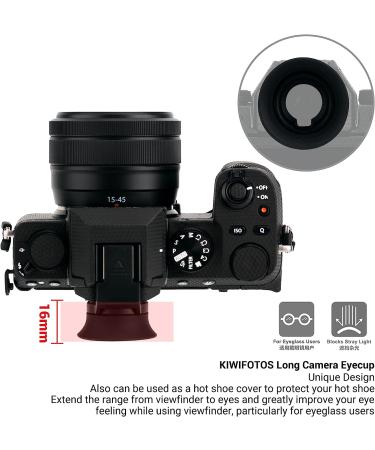 Kiwifotos Silicone Eyecup for Fuji X-S10 X-T200 Mirrorless Camera - Buy Online on GoSupps.com