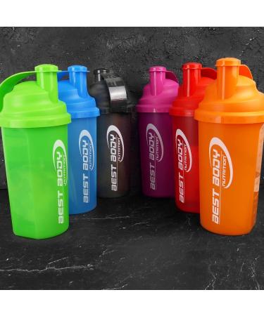 Best Body Nutrition Protein Shaker 700ml - BPA Free Orange Protein Shaker for Weight Loss & Fitness - Buy Online on GoSupps.com