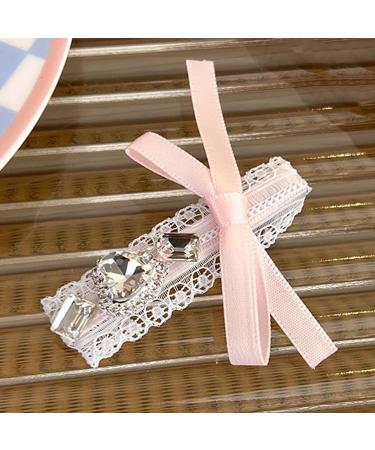 AJOIDR Ribbon Elegant Lacework Style Side Clip Hair Clip Elaborate Fairy Style Heart Bowknot Balletcore - Buy Online on GoSupps.com