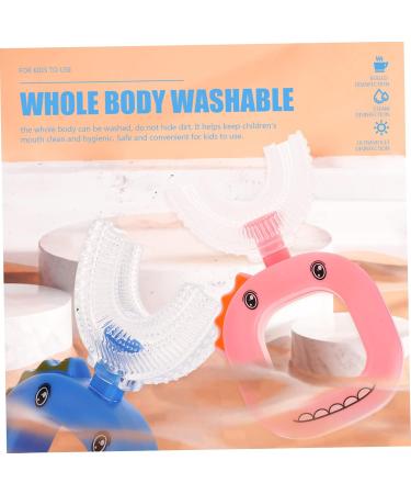 Healvian U-Shaped Toothbrush for Kids | 4-Pack Liquid Silicone Toddler Toothbrushes | Safe & Gentle Oral Care for Children - Buy Online on GoSupps.com