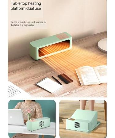 Caulo Foot Massager with Heat - Heated Kneading Foot Warmer | Gift for Men Women Mom Dad - Cozy Green Comfort - Buy Online on GoSupps.com