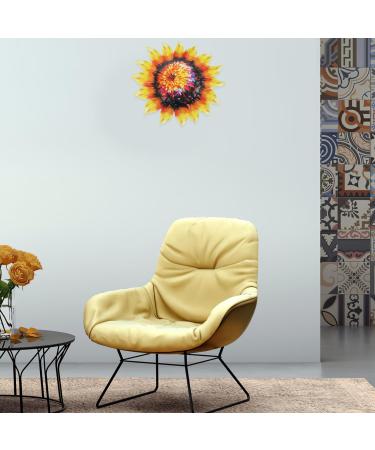 Zerodeko Sunflower Wall Decoration Hanging Wall Art Home Decor Flower Wall Art Wall Decorations Kitchen Decorations Wall Flower Decor Hanging Decor 3d Decorative Wall Outdoor Iron - Buy Online on GoSupps.com