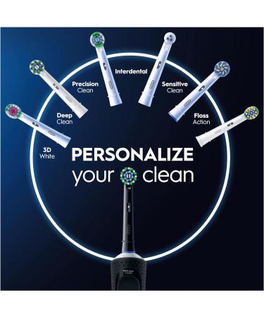 Oral-B Vitality Pro Electric Toothbrush for Adults - Christmas Gift - 3 Brushing Modes - 2 Toothbrush Heads - Sensitive - UK Plug - Black - 1 Count - Buy Online on GoSupps.com