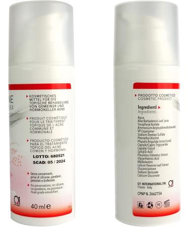 Q1 Q-Acne Complex Cleansing Kit Complete Acne Treatment Kit | Face Cream with Salicylic Acid and Cleansing Soap for Blackheads and Brufoli Effective Action Against Acne Ormonale and Jeanile - Buy Online on GoSupps.com