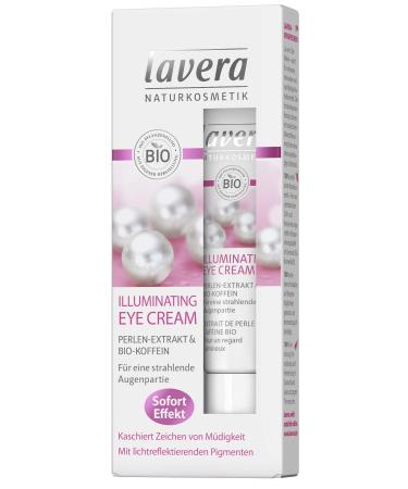 Lavera Illuminating Eye Cream Perle - Organic plant active ingredients - pearl extract & light -reflecting - of course radiant - Natural & innovative - natural cosmetics - vegan - facial care (15 ml)