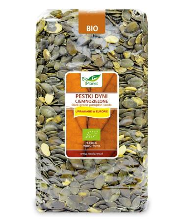 Dark green pumpkin seeds (grown in Europe) ORGANIC 1kg - BIO PLANET