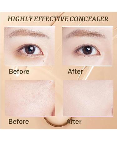 higyee Makeup Concealer Eye ConcealerColor Corrector Moisturizing Lightweight Primer Cosmetics for Bridal Look Daily Use Travel Date Photo Ready Beige - Buy Online on GoSupps.com