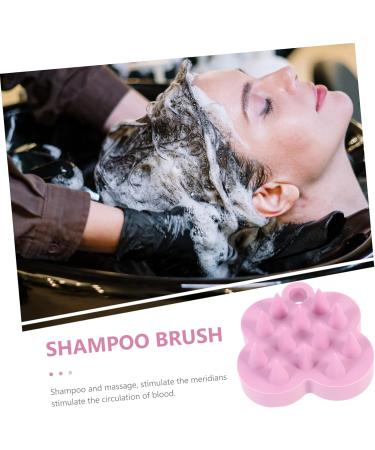 Sewoart Shampoo Massage Buzzing Kamm - Scalp & Hair Brush for Deep Cleansing & Relaxation (Pink 7x6.5x3cm) - International Shipping Available - Buy Online on GoSupps.com